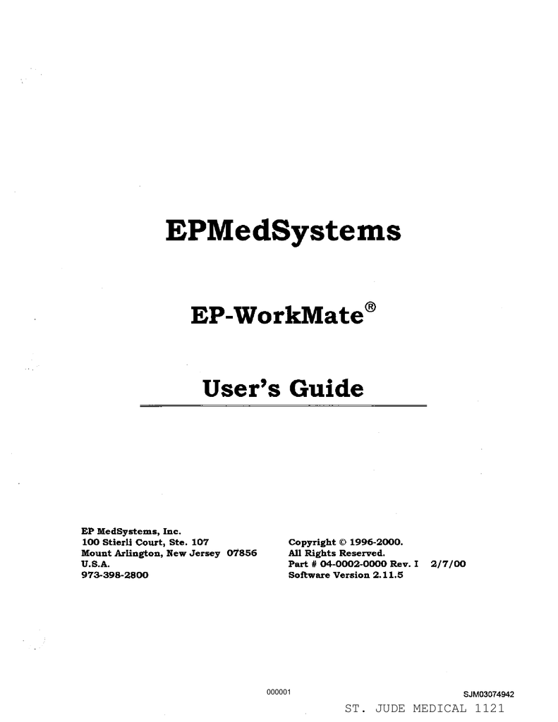 Ep Workmate Manual